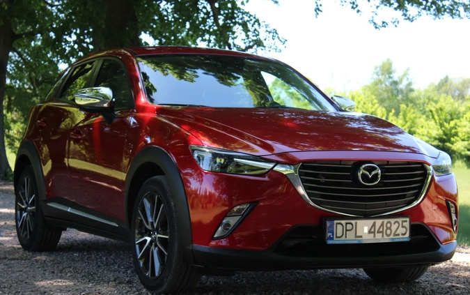 Mazda CX-3 cena 67999 przebieg: 112052, rok produkcji 2015 z Jawor małe 781